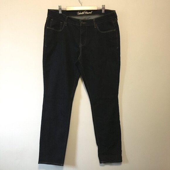 Old Navy Dark Navy Blue Sweetheart Jeans - Picture 1 of 16